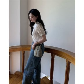 [25SS] [SAVER] 브라운 체크 나일론 토트 겸 크로스백   HIBA5EE78W2