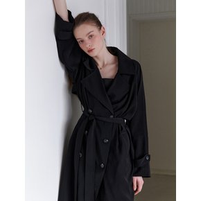 Week trench coat (black)