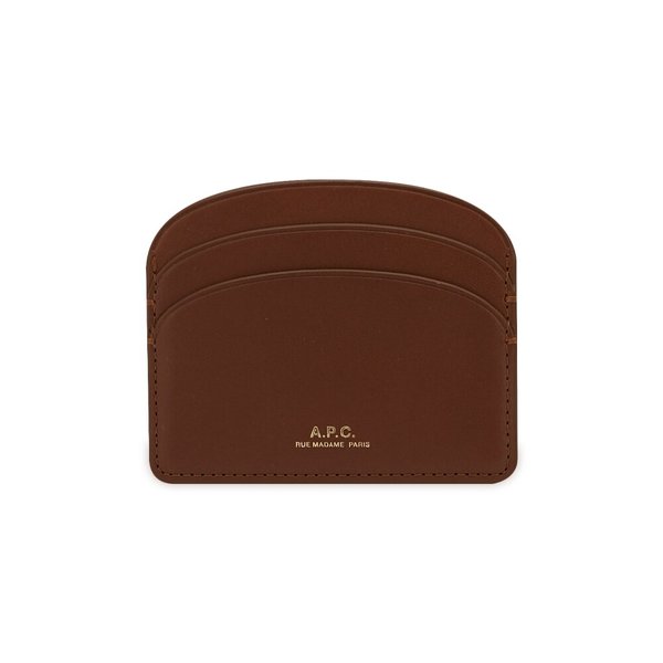 여성 하프문 브라운 카드지갑 PXAWV F63270 CAD