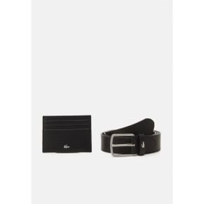 4802022 Lacoste PUNCH BELT BOX SET - Belt noir