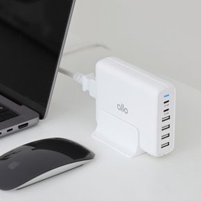 C타입 PD PPS 접지 6포트 초고속 멀티 충전기 UC690PD 90W