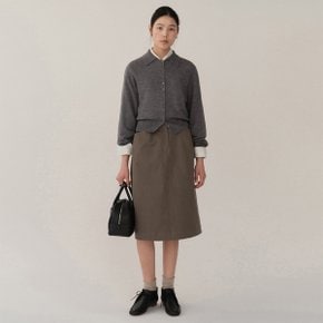 FW24 Phiro Cotton Skirt Anthracite