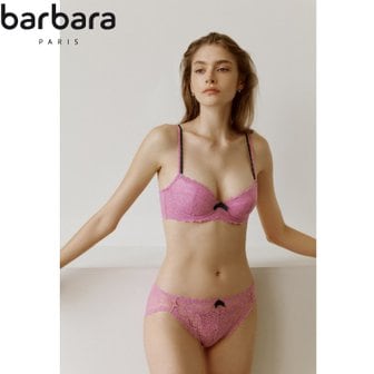 barbara 바바라 사쿠라 레이스 하프컵 부직포 브라&햄팬티 세트 ABR4435 ABP4435H