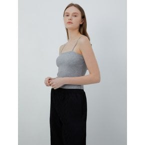 sparkle knit sleeveless top (melange)