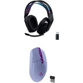 미국 로지텍 무선 헤드셋 Logitech G535 Lightspeed Wireless G아미ng Headset with G305 Mouse