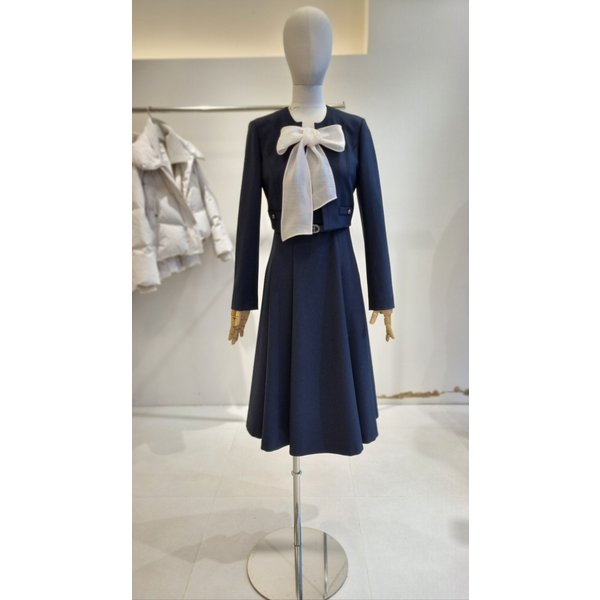 [여주점] [JJ 지고트] 여성 스트랩 포인트 라운드넥 원피스+재킷셋트  GRAM0OP941