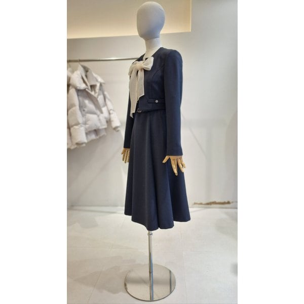 [여주점] [JJ 지고트] 여성 스트랩 포인트 라운드넥 원피스+재킷셋트  GRAM0OP941