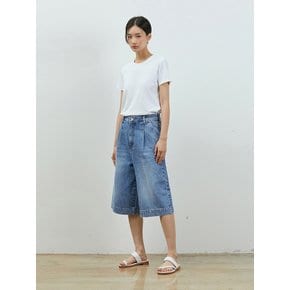 DENIM RELAX BERMUDA PANTS BLUE