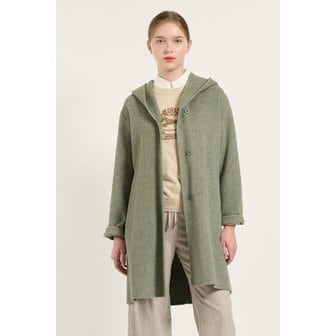 BCBG [여주점] 숄 후드 핸드메이드 코트 B4DAH863