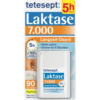  tetesept 테테셉트 락타아제 7,000 디팟 90개입 25.2g