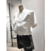 [여주점] 프릴패치 반팔 티셔츠 ER2BX005