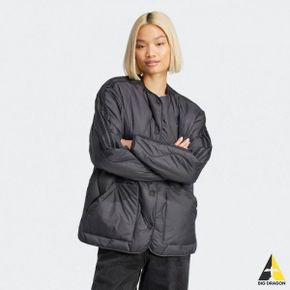 ADIDAS 아디다스 패션 퀼티드 라이너 재킷 - BLACK