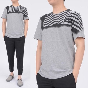 골든구스 16S/S 남성 플래그 티셔츠 (G28MP527_A2_16S)
