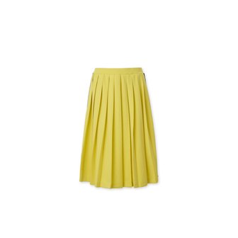 프랭클리슬리핑 Frankly Angel Point Pleats Skirt - Yellow