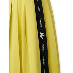 Frankly Angel Point Pleats Skirt - Yellow