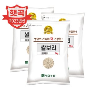  대한농산 국산 쌀보리 3kg(1kgx3봉)