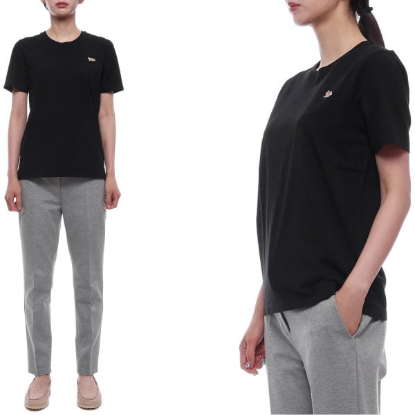 [부산점] 25SS 여성 베이비 폭스 패치 반팔티셔츠 (MW00110KJ0008 P199 25S)