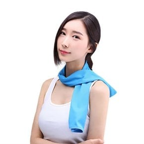 국산 아이스 쿨링 타올 보냉수건 블루 쿨타올 땀수건 수영 헬스