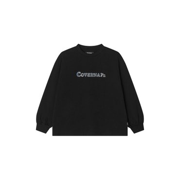 커버낫 키즈 무브온 로고 싱글 티셔츠 블랙 CK2503LT06BK
