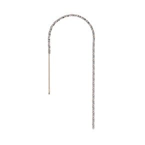 람포 로즈화이트 이어링(1pc), Lampo Rose&White Earring, 14k rose gold, white gold