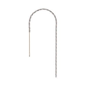 페르테 람포 로즈화이트 이어링(1pc), Lampo Rose&White Earring, 14k rose gold, white gold