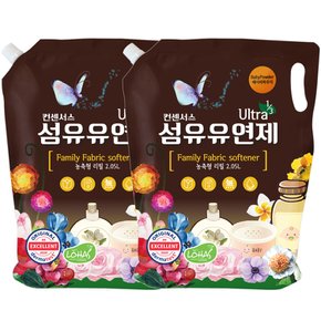 고농축 순한 섬유유연제 베이비파우더 2.05L (리필) x2개