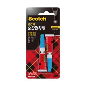 AD122-2 스카치 초강력 순간 접착제 2g X 2 (젤타입)