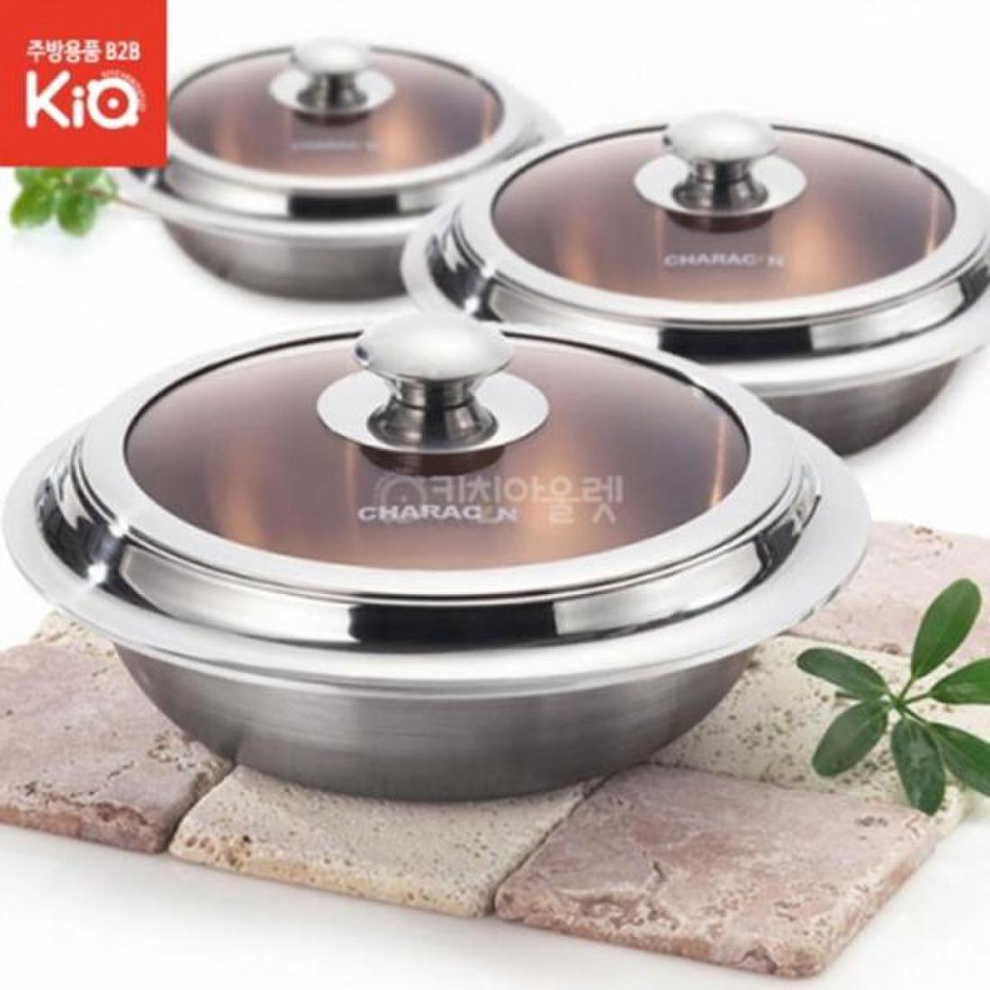 인덕션 뚝배기 클레디움 가마솥 스텐 돌솥밥 영양밥 찌개 솥 IH 유리뚜껑 냄비 통3중 1인밥솥, 믿고 사는 즐거움 SSG.COM