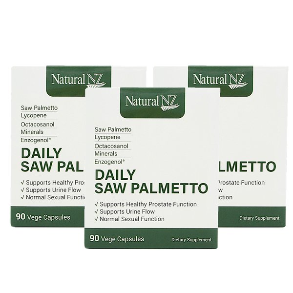 내추럴엔젯 데일리 쏘팔메토 Natural NZ Daily Saw Palmetto 90캡슐 3개