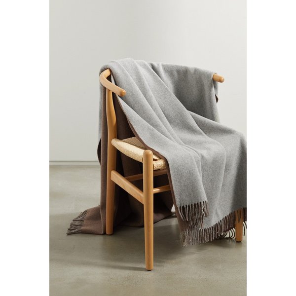 Two-tone Cashmere Blanket 브라운 46376663162531922