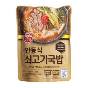  오뚜기 안동식 쇠고기국밥 500g 2인분