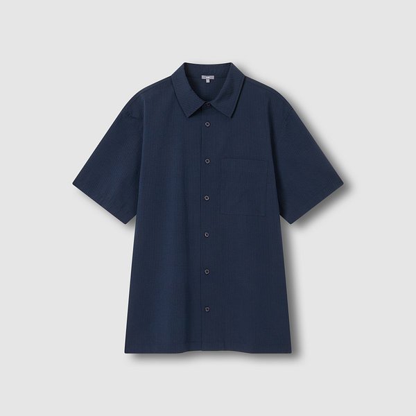 남 시어서커 반팔 셔츠 J116203519056