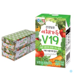 건강담은 야채가득 V19 야채 주스 팩 145ml 24팩 X 2