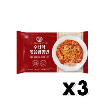  쉐프스토리 수타식 볶음짬뽕면 330g x 3개