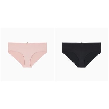 Calvin Klein Underwear 여성 미니멀리스트 마이크로 힙스터 2종 택 1(QF7705AD-UB1/TQO)