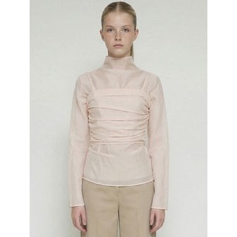 스테이위드미 시어 뷔스티에 블라우스 SET_SOFT PINK