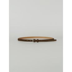 suede belt (brown)