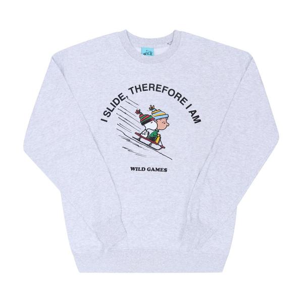 확대된 대표 [MUST IT] 127453106 와일드동키 WILD DONKEYFGSLIDE HEATHER GREY 남성 맨투맨