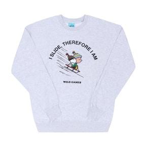 [MUST IT] 와일드동키 WILD DONKEYFGSLIDE HEATHER GREY 남성 맨투맨