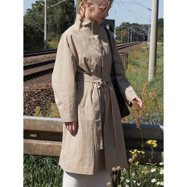 [리퍼브] HIGH NECK TRENCH COAT [3COLOR]