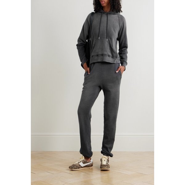 80s 코튼 블렌드 저지 테이퍼드 트랙 팬츠 46376663162900437