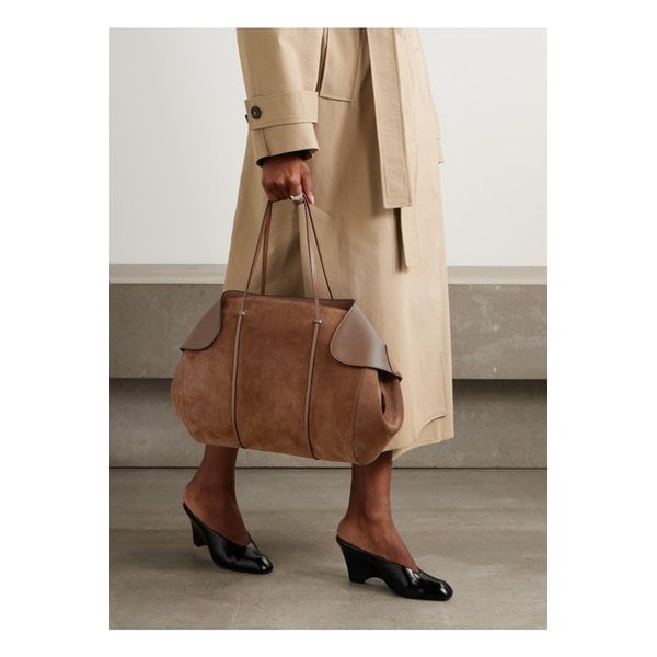 베레니시스 스웨이드 가죽 숄더 백 토프 46376663162889335