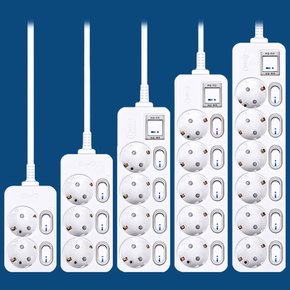 국산 절전 과부하차단 안전한 멀티탭 모음 2구 3구 4구 5구 6구