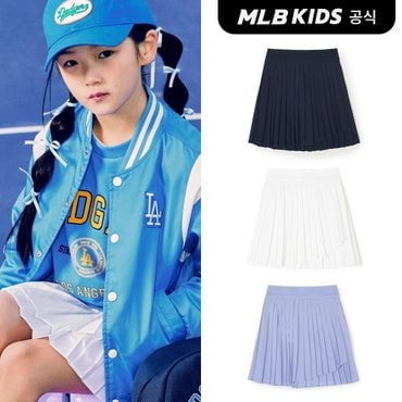 MLB키즈 (공식)24SS 에슬레저 플리츠 랩 스커트 (3color) 7FSKA0143