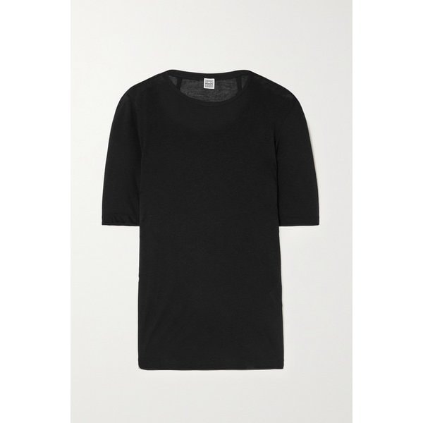 Modal And Cashmere-blend T-shirt 블랙 43769801094967925