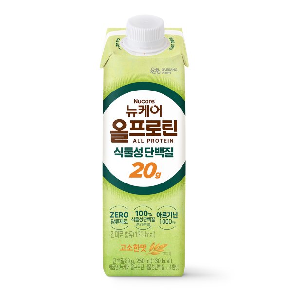 올프로틴 고소한맛 식물성단백질 250ml , 1입