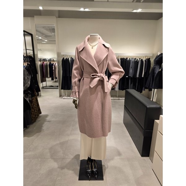 [파주점] 울 더블 벨티드 핸드메이드 코트 JRBA0CTC35