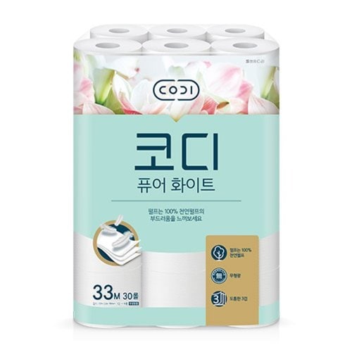 [SSG] 코디 퓨어 화이트 33M*30롤