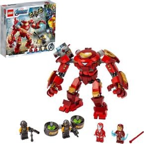 일본 마블 레고 LEGO Iron Man Hulkbuster vs A.I.M. Agent Superhero Playset Marvel Avengers