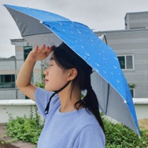 목에거는우산 머리에쓰는 머리우산 턱걸이양산